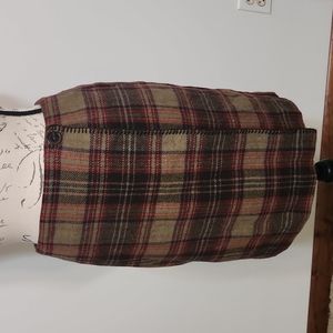 Herman Geist Wrap Around Skirt Plaid Small